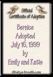 adoption certificate