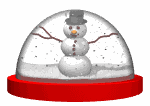 Snowman globe